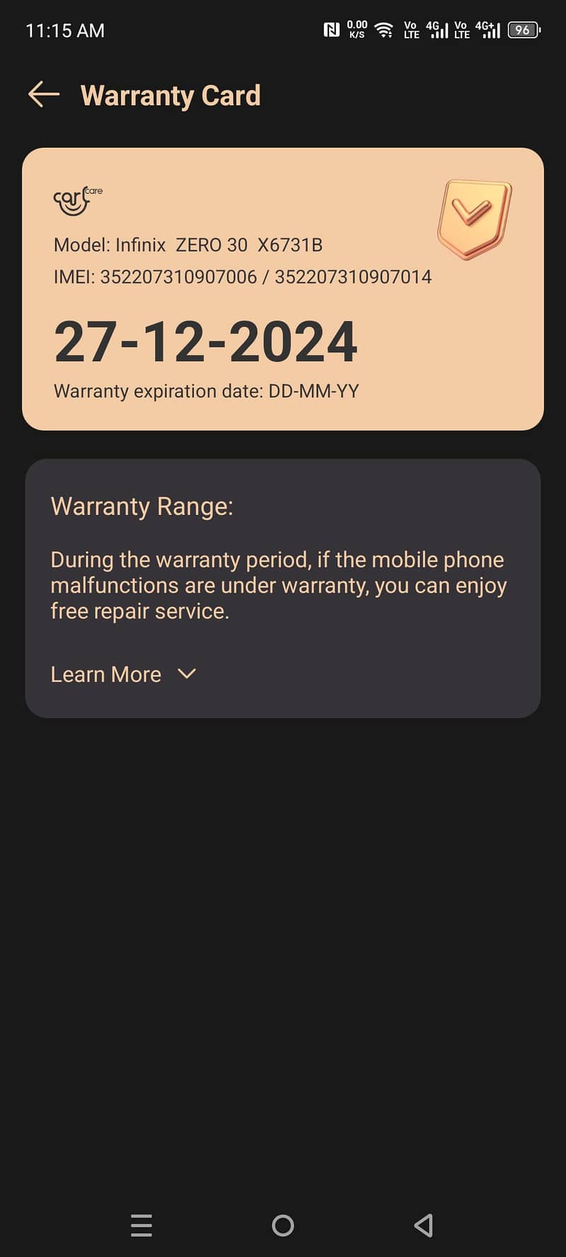 Infinix Zero 30 7