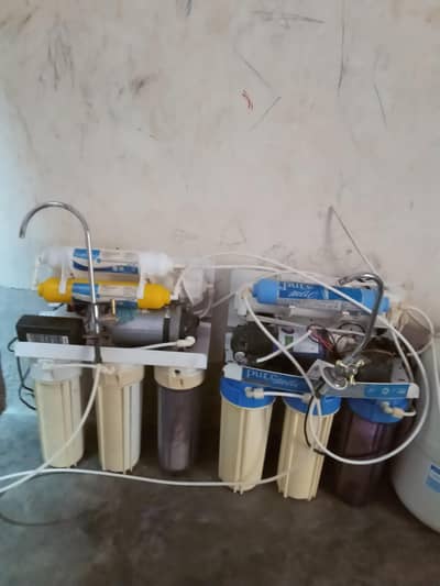 6 stage water filter system and good condition
