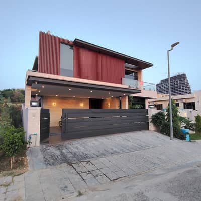 1 Kanal Brand New Designer And Stylish House Up For Sale In Dha2 Islamabad.