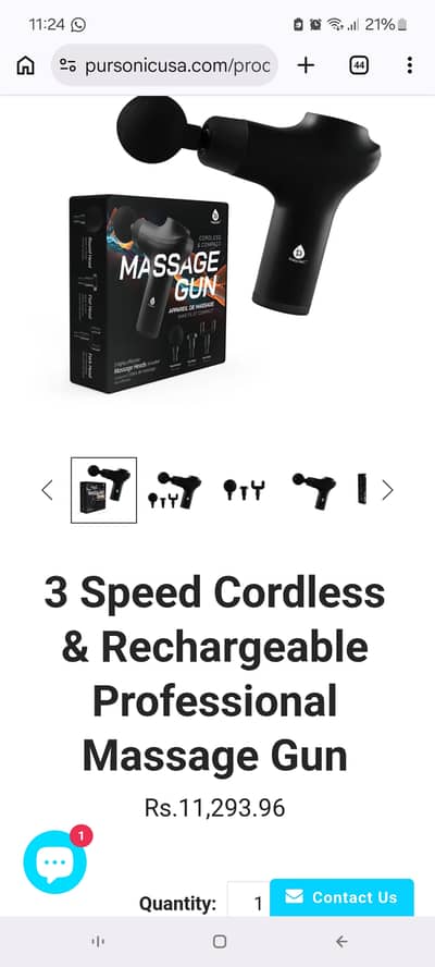 Pursonic Massage gun