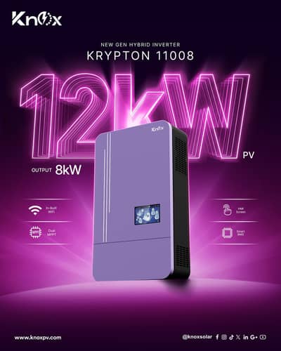 Knox Krypton 11008 8Kw PV12000 Solar Hybrid Inverter