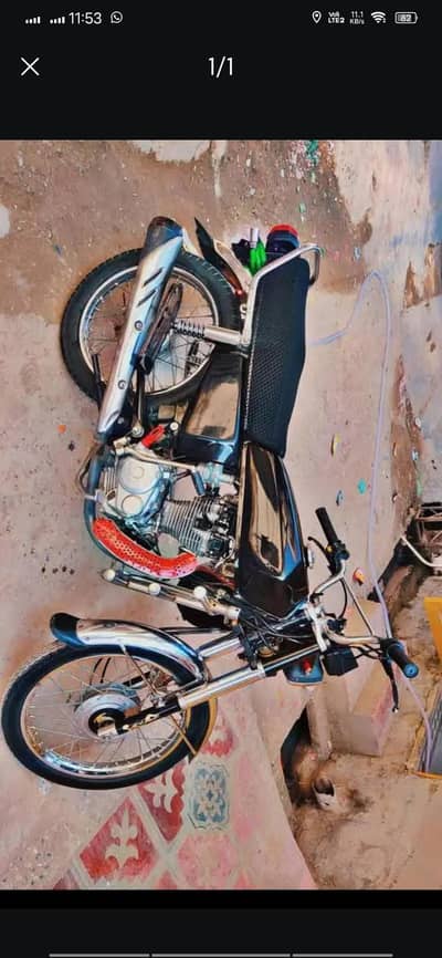 Honda CG 125 Red 19 model also exchange possible with good bike