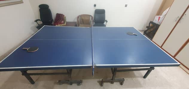 Table tennis used