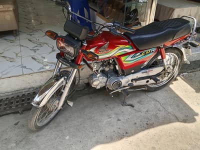 Honda CD 70 2023 model Islamabad number