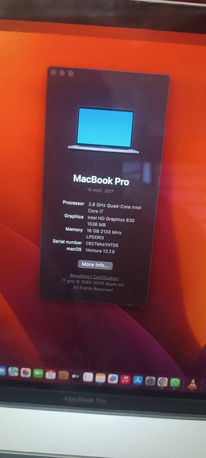 Macbook Pro 2017 1