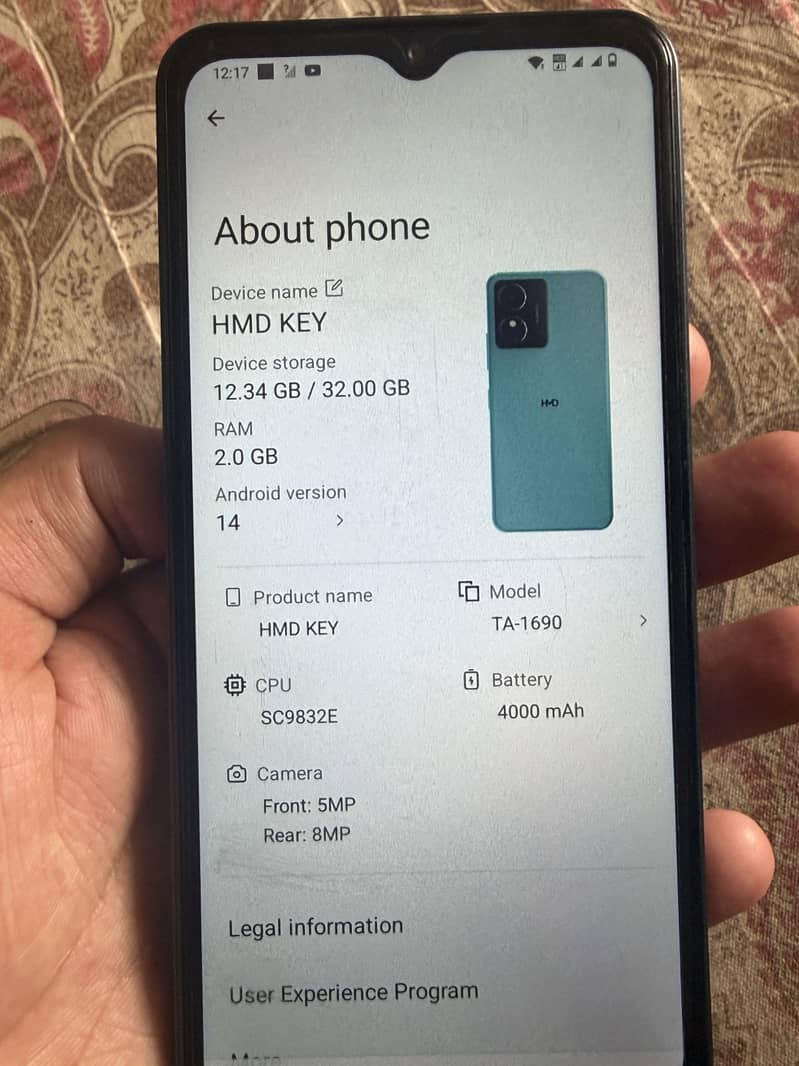 HMD Key 0