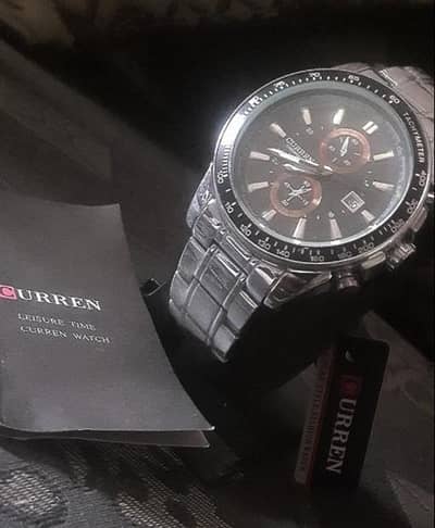 Brand New CURREN Chronometer Watch Imported From Dubai Unused with Tag