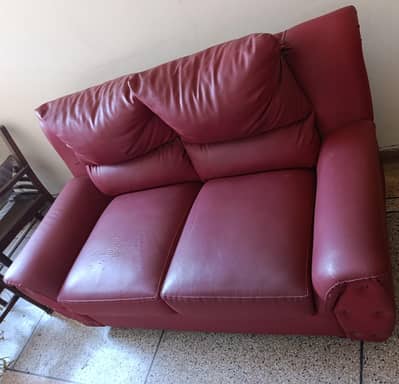 Red Sofa for sale at Kohe Noor Town Faisalabad