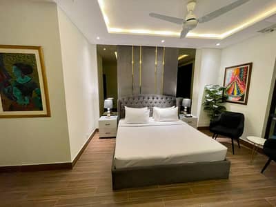 Fully Furnished Apartment on MM Alam Road, Lahore Cheapest Deal in Prime Location!