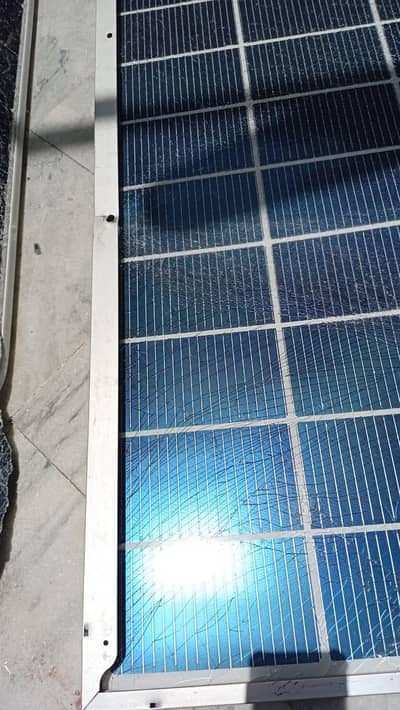 damage Solar PV plate 645 W