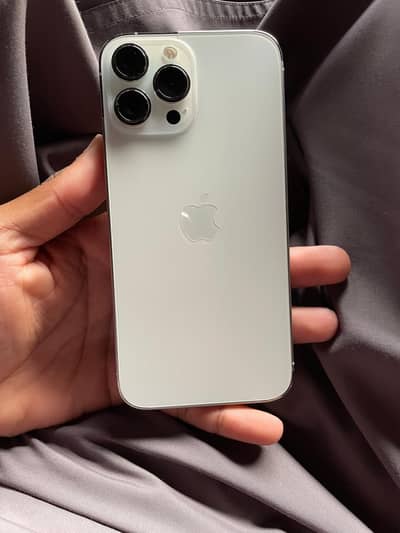13 pro max white colour 256gb Pta prove exhange b krle ge