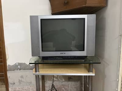 Sony tv with table