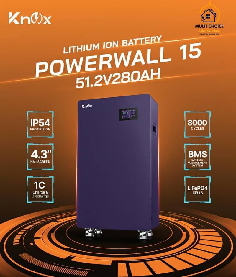 KNOX/ ITEL/ CROWN LITHIUM BATTERIES 12 24 48 V 7