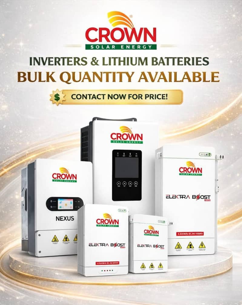 KNOX/ ITEL/ CROWN LITHIUM BATTERIES 12 24 48 V 8