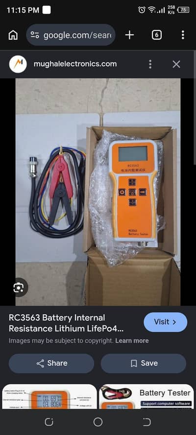 this is battery taster and battery ampire taster condition almost New