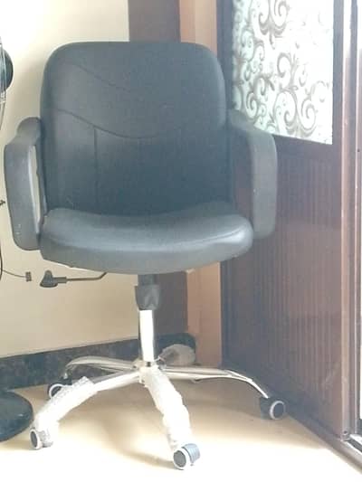 black chair