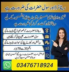 Retired/Civil Supervisor / Office Boy / Public Dealing / Office Work