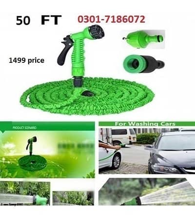 Garden 50Ft Pipe Magic Hose Pipe 03017186072 call us for order