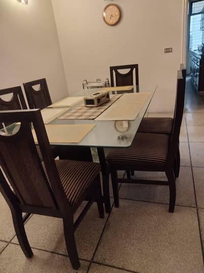 Dining Table - Six Seater Dining Table - Dining Table with chairs