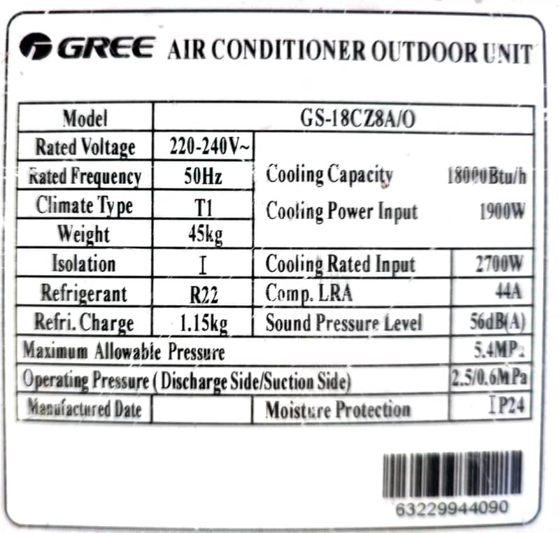 Gree Ac 2