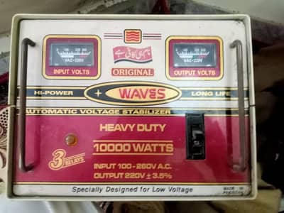 WAVES VOLTAGE STABILIZER 10,000 WATT