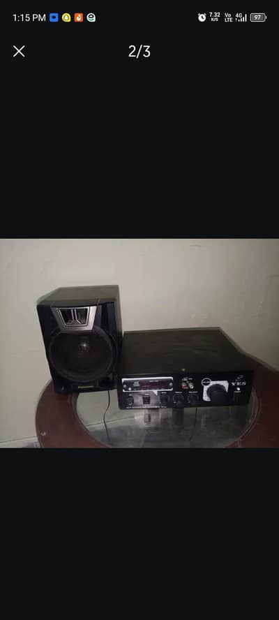aiwa speaker and woofer or Panasonic speaker original