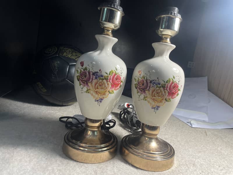 Side table lamp pair 2