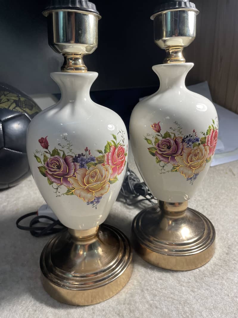 Side table lamp pair 3