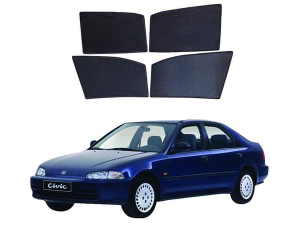 Honda Civic Premium Quality Japani Sun Shades 4Pcs - Model 1992-1996