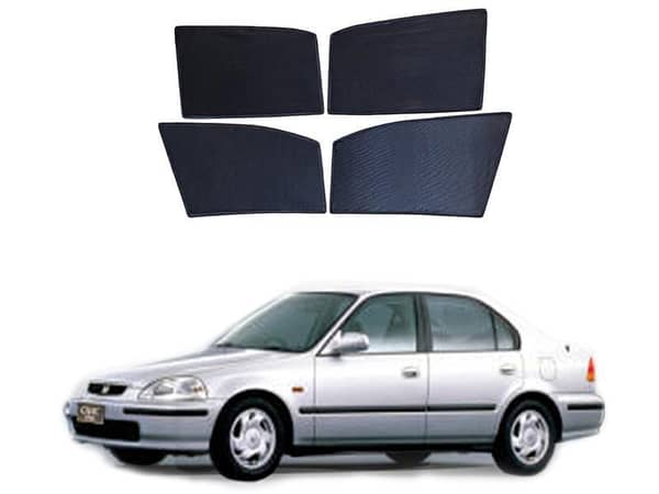 Honda Civic Premium Quality Japani Sun Shades 4Pcs - Model 1996-2002