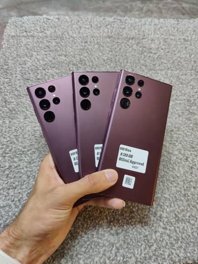 Samsung Mobile S22 Ultra | PTA Approved Official | 8GB 128GB