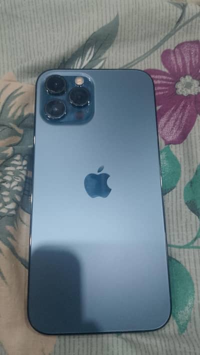 iPhone 12 Pro Max 256 GB Pacific Blue NonPTA JV |BH 76%|10/10Condition
