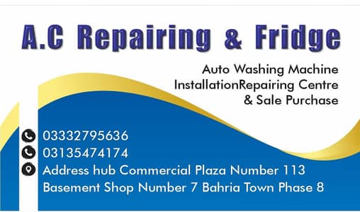 AC technician Bahria Town phase 8