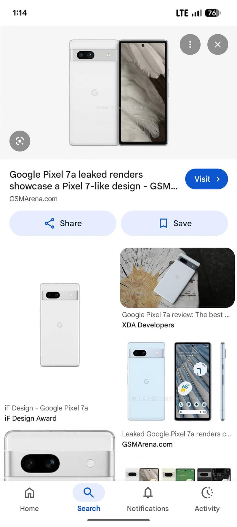Google Pixel 7a 0