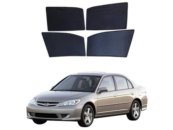 Honda Civic Premium Quality Japani Sun Shades 4Pcs - Model 2003-2007