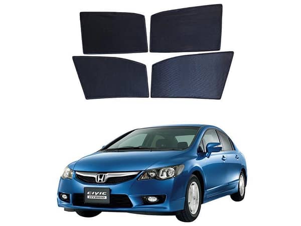 Honda Civic Premium Quality Japani Sun Shades 4Pcs - Model 2008-2012
