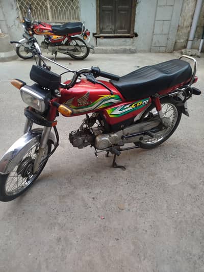 honda CD70 2024 biomatric on spot non accidental sorry for dealers