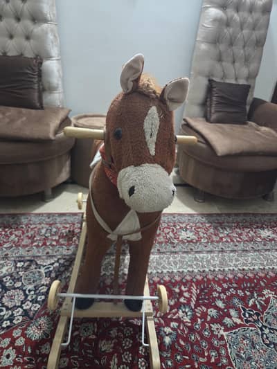 Kids Rocking Horse with Wheels 0330-4909999