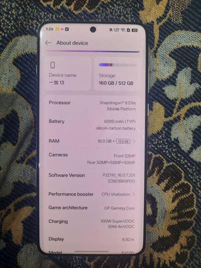 One Plus 13 16/512