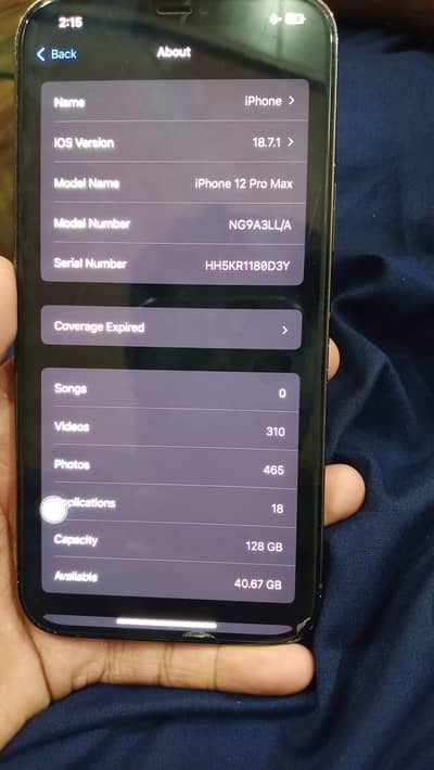 Apple iPhone 12 Pro Max non pta jv