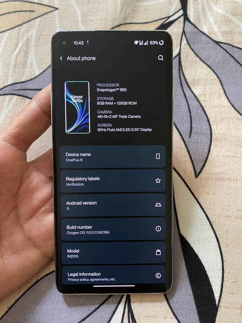 One Plus 8 7