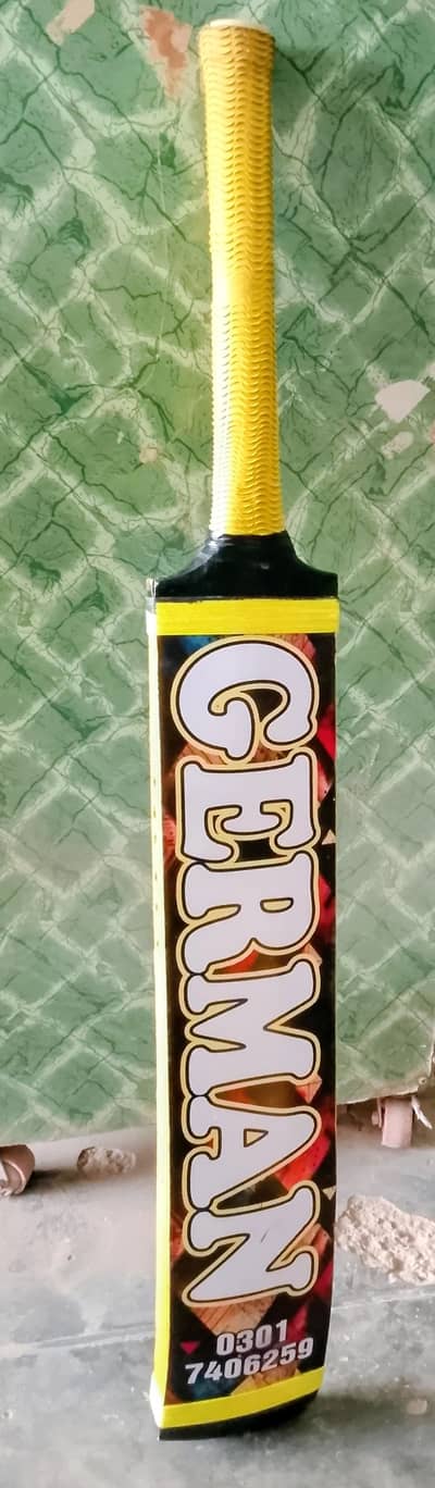 German Cricket Bat Long Handle | Brand New | Tape Ball Special