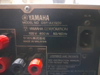 Yamaha japani amplifier 110 dsp ax 1500 7.1 400 waats