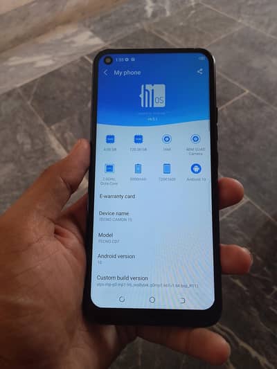 Tecno CAMON 15 4/128 Only Mobile For Sale