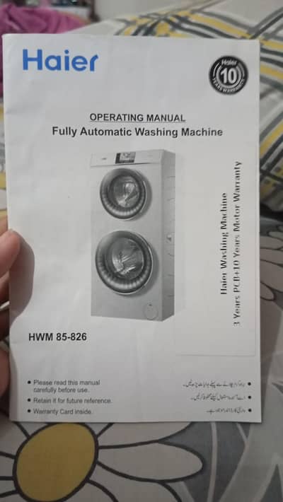 Haier 8.5kg fully automatic washing and drying machine