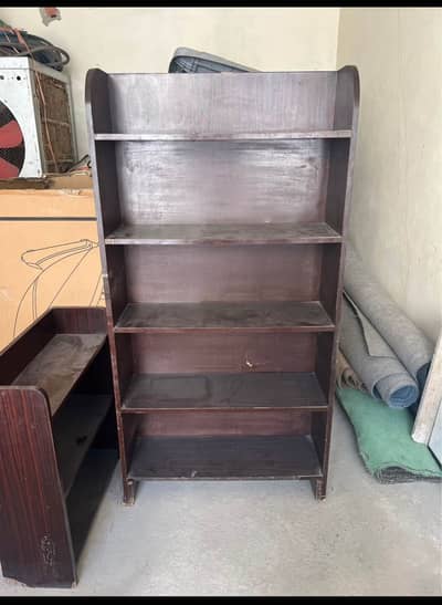 Set of book racks