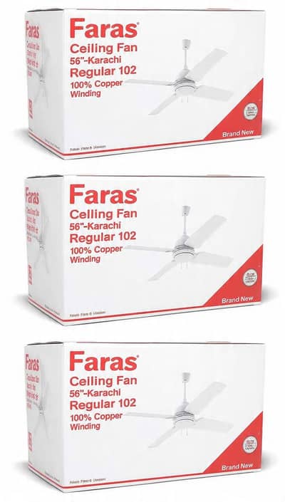 Brand New Muzaffar Electric Ceiling Fan 56"[Cream Color]-Unopened Box.