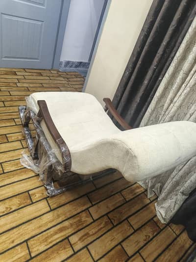 rocking chair with 4 seater stools