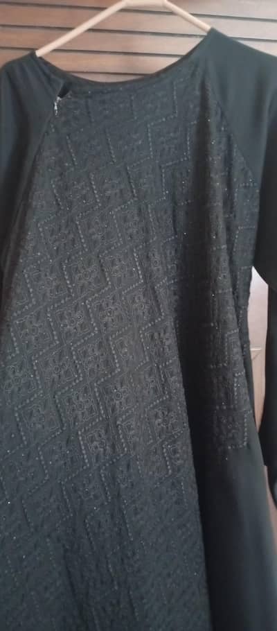 abaya with embroidery