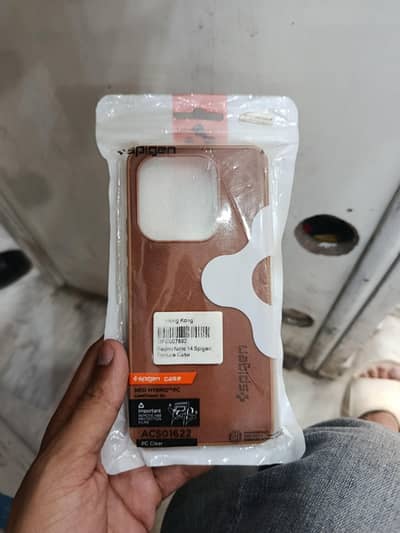 Redmi note 14 leather cover